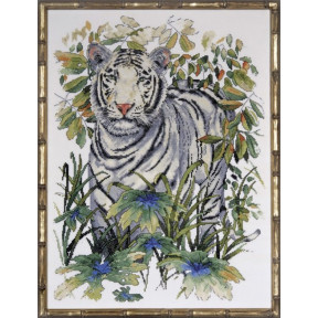 Набір для вишивання Design Works 2746 White Tiger фото