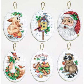 Набір для вишивання Janlynn 023-0216 Santa and Animals