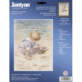 Набір для вишивання Janlynn 029-0047 Boy With Horseshoe Crab