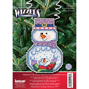 Набор для вышивания Janlynn 021-1193 Snowman With Snowballs фото