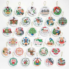 Набір для вишивання Janlynn 023-0215 LOTSA Christmas Ornaments