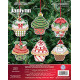 Набір для вишивання Janlynn 021-1390 Christmas Cupcake