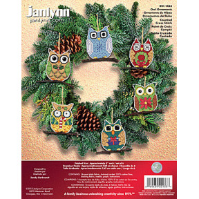 Набір для вишивання Janlynn 021-1453 Owl Ornaments фото