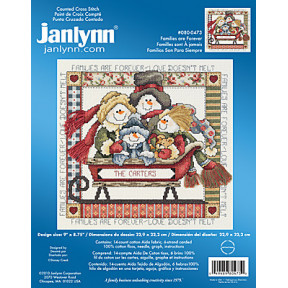 Набор для вышивания Janlynn 080-0473 Families Are Forever фото