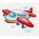 Набор для вышивки крестом Алиса 0-160 Самолетик фото