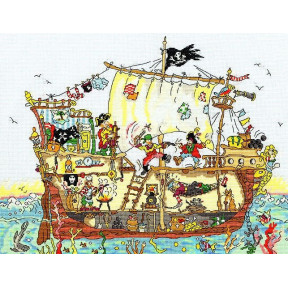 Набор для вышивания крестом Bothy Threads XCT7 Pirate Ship Пиратский корабль