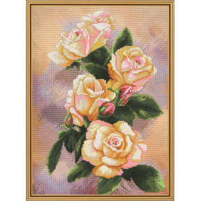 Набір для вишивання хрестиком Нова Слобода СР-4207 Чайна троянда