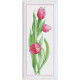 Набір для вишивання хрестиком OLanTa VN-050 Рожеві тюльпани фото