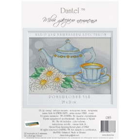 Набір для вишивки хрестиком Dantel 083 Ромашковий чай
