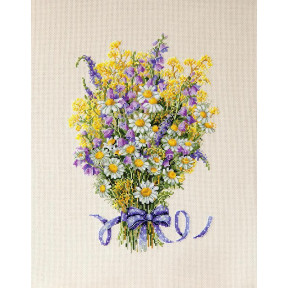 Набор для вышивания крестом Мережка Летние цветы К-72 фото