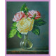 Набір для вишивання Картини Бісером Р-265 Букетик троянд фото