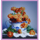 Набор для вышивания Картины Бисером Р-268 Бархатцы на столе фото