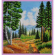 Набор для вышивания Картины Бисером Р-244 Лесная тропинка фото