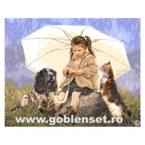 Набір для вишивання гобелен Goblenset G1022 Осінь настала! фото