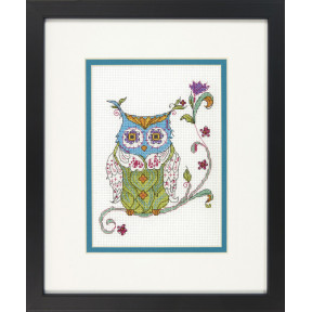Набор для вышивания  Dimensions 70-65163 Цветущая сова / Blooming owl