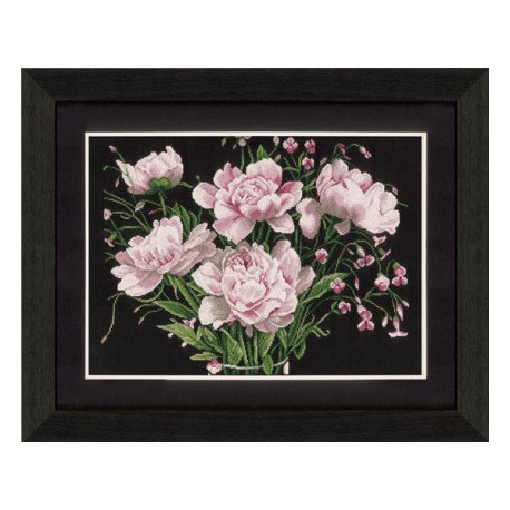 Набор для вышивания Lanarte PN-0021224 Розовые цветы фото