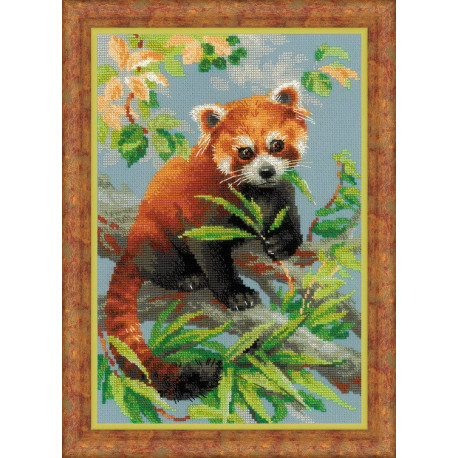 Набір для вишивки хрестиком Ріоліс 1627 Червона панда фото