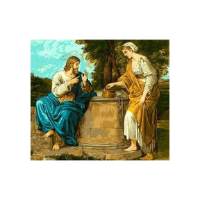 Набор для вышивания гобелен Goblenset G516 Иисус и самаритянка