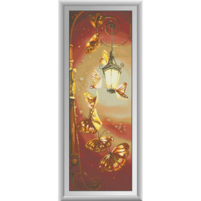 Набор для рисования камнями алмазная живопись Dream Art Танец  бабочек (квадратные, полная) 30307D