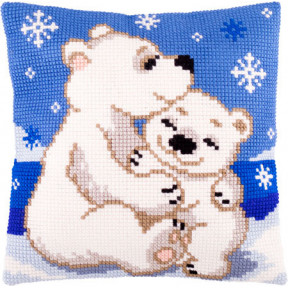 Набор для вышивки подушки Чарівниця Z-56 Белые медведи фото