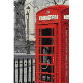 Набір для вишивання хрестом DMC BK1172 London Telephone (Лондонський телефон)