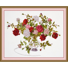 Набір для вишивки хрестиком Овен 812 Букет троянд