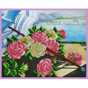 Набор для вышивания Картины Бисером Р-306 Розы на берегу фото