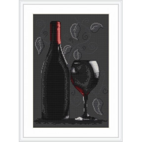Набір для вишивання хрестиком Luca-S Червоне вино B2220