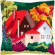 Набор для вышивки подушки Чарівниця Z-61 Осенний пейзаж