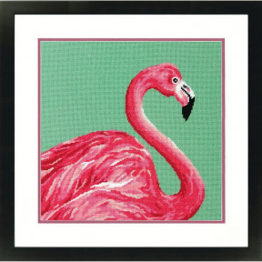 Набор для вышивания Dimensions 71-20086 "Розовый фламинго/Pink