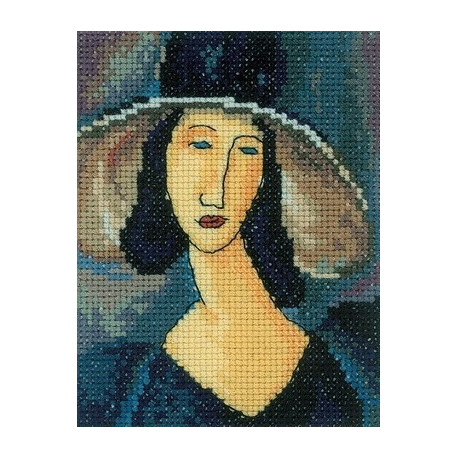 Набір для вишивання хрестиком RTO EH336 Портрет жінки в