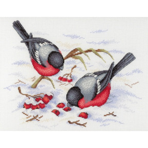 Набор для вышивки крестом МП Студия НВ-639 Зимние ягоды
