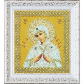 Набор для вышивания Картины Бисером Р-327 Икона Божией Матери