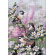 Набір для вишивки Dimensions 06884 Chickadees In Spring фото