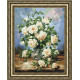 Набір для вишивки Золоте Руно ЛЦ-043 Букет білих троянд фото