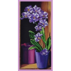 Набор для вышивания Картины Бисером Р-235 Орхидея