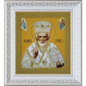 Набор для вышивания Картины Бисером Р-270 Икона святителя