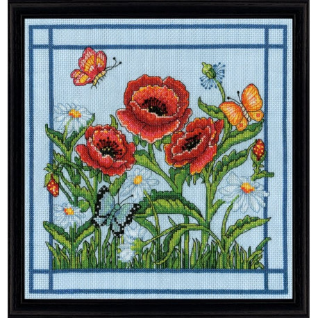 Набір для вишивання Design Works 2995 Poppies фото