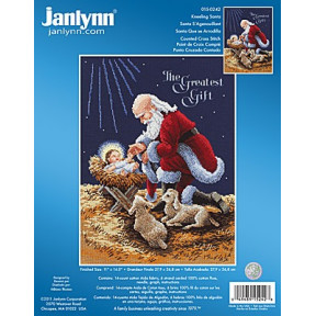 Набор для вышивания Janlynn 015-0242 Kneeling Santa фото