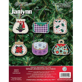 Набір для вишивання Janlynn 021-1472 Christmas Handbag Ornaments