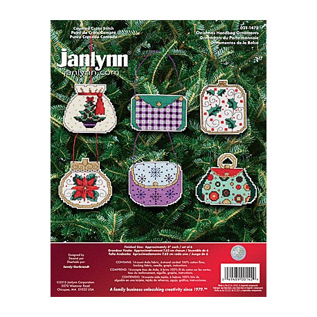 Набор для вышивания Janlynn 021-1472 Christmas Handbag