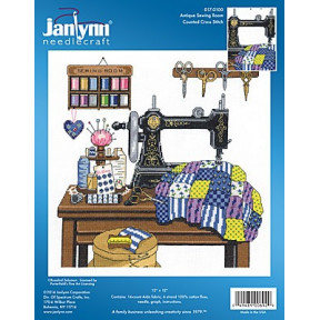 Набір для вишивання Janlynn 017-0100 Antique Sewing Room