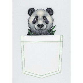 Набор для вышивки крестом МП Студия В-241 Веселая панда