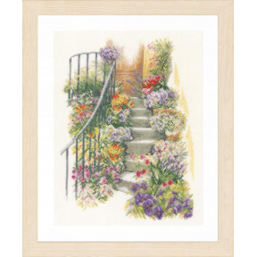 Набір для вишивання Lanarte PN-0169680 Flower Stairs