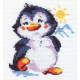 Набор для вышивки крестом Алиса 0-32 Пингвиненок фото