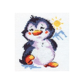 Набор для вышивки крестом Алиса 0-32 Пингвиненок