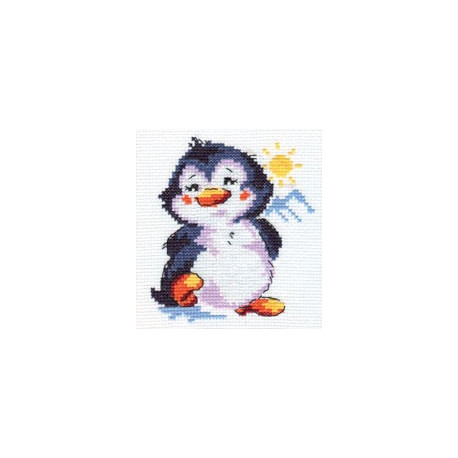 Набор для вышивки крестом Алиса 0-32 Пингвиненок фото