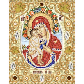 НИК-5319 Набор для вышивания бисером Марічка Жировицкая икона Божией Матери