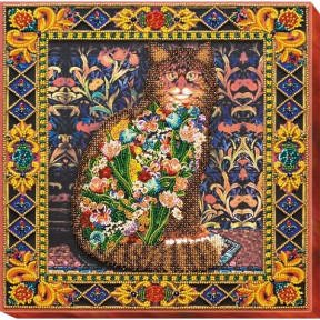 Набор для вышивки бисером на холсте Абрис Арт АВ-544 «Сказка про кота»