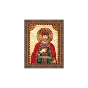 Набор для вышивки бисером именной иконы Абрис Арт АА-007 «Святой Игорь»